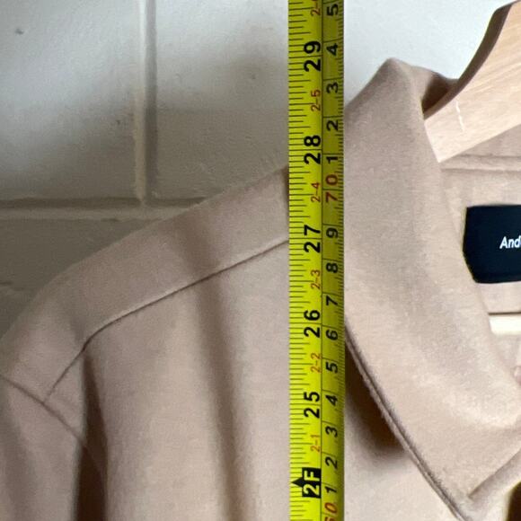 Andersson Bell Large Jacket Johansson Wool Coach Jacket Tan - Picture 4 of 8